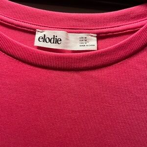 Elodie Ribbed and Scoop Neck Bodysuit